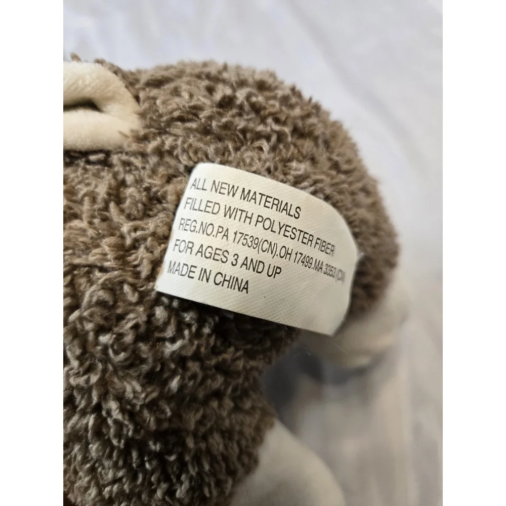 Fuzzy Plush‎ Brown Cream Lamb 10